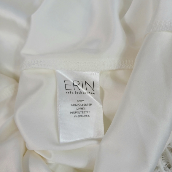 Erin Fetherston cream lace peplum eyelet dress - Picture 7 of 14